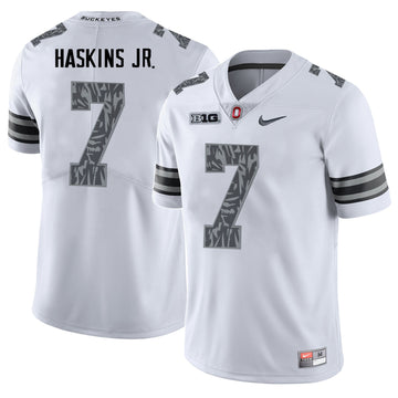 Dwayne Haskins Ohio State Buckeyes white Shadow jersey