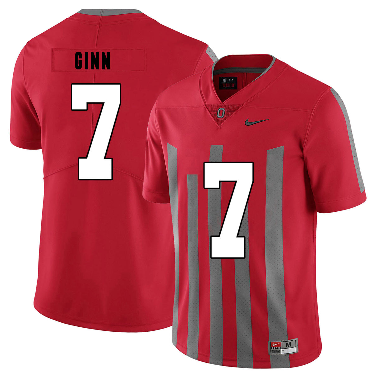 Ted Ginn Jr Ohio State Buckeyes red Elite jersey