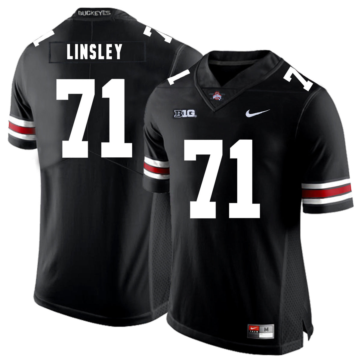 Corey Linsley Ohio State Buckeyes black jersey
