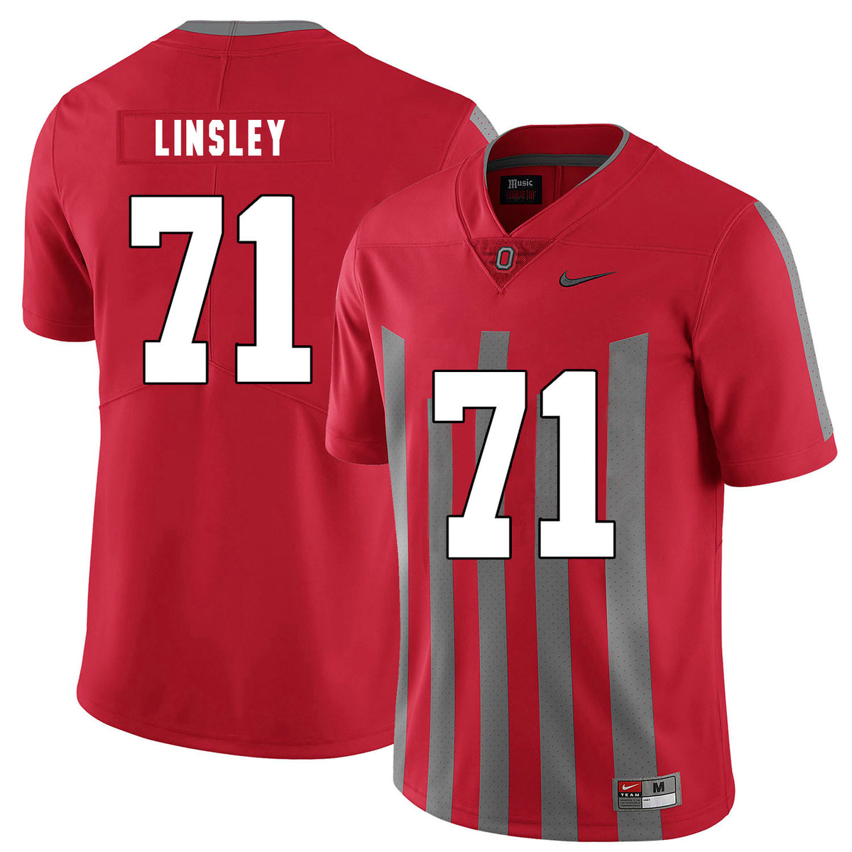 Corey Linsley Ohio State Buckeyes red Elite jersey