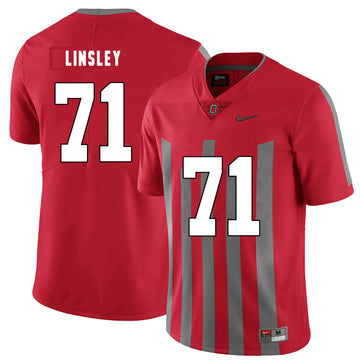 Corey Linsley Ohio State Buckeyes red Elite jersey