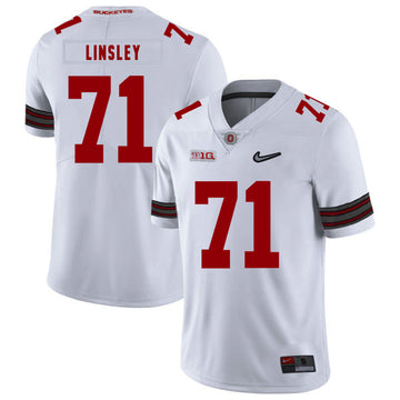Corey Linsley Ohio State Buckeyes white jersey