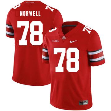 Andrew Norwell Ohio State Buckeyes red jersey