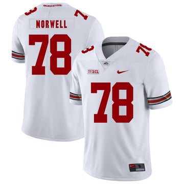 Andrew Norwell Ohio State Buckeyes white jersey