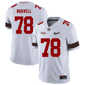 Andrew Norwell Ohio State Buckeyes white jersey