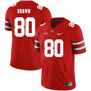 Noah Brown Ohio State Buckeyes red jersey