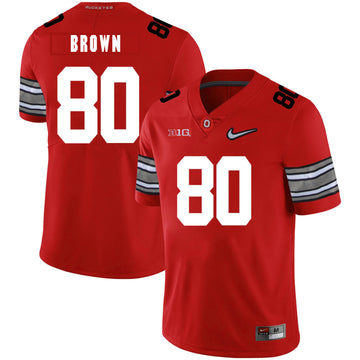 Noah Brown Ohio State Buckeyes red jersey