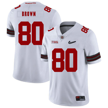 Noah Brown Ohio State Buckeyes white jersey