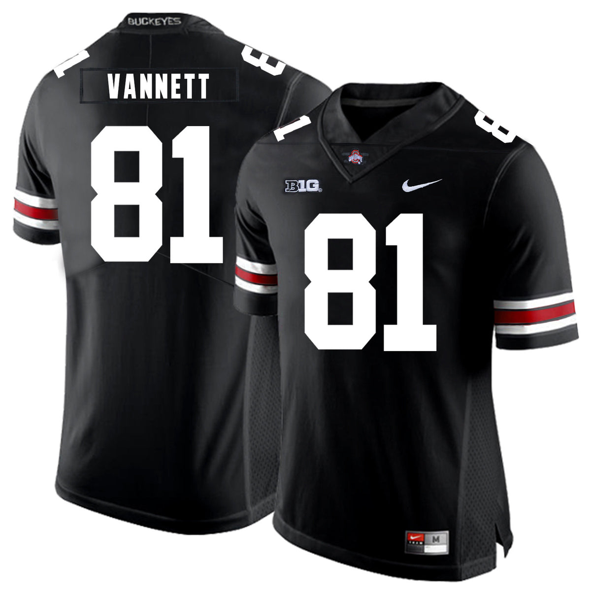 Nick Vannett Ohio State Buckeyes black jersey