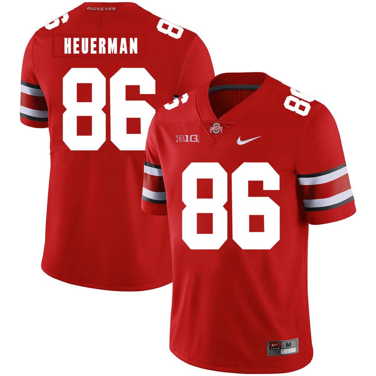 Jeff Heuerman Ohio State Buckeyes red jersey