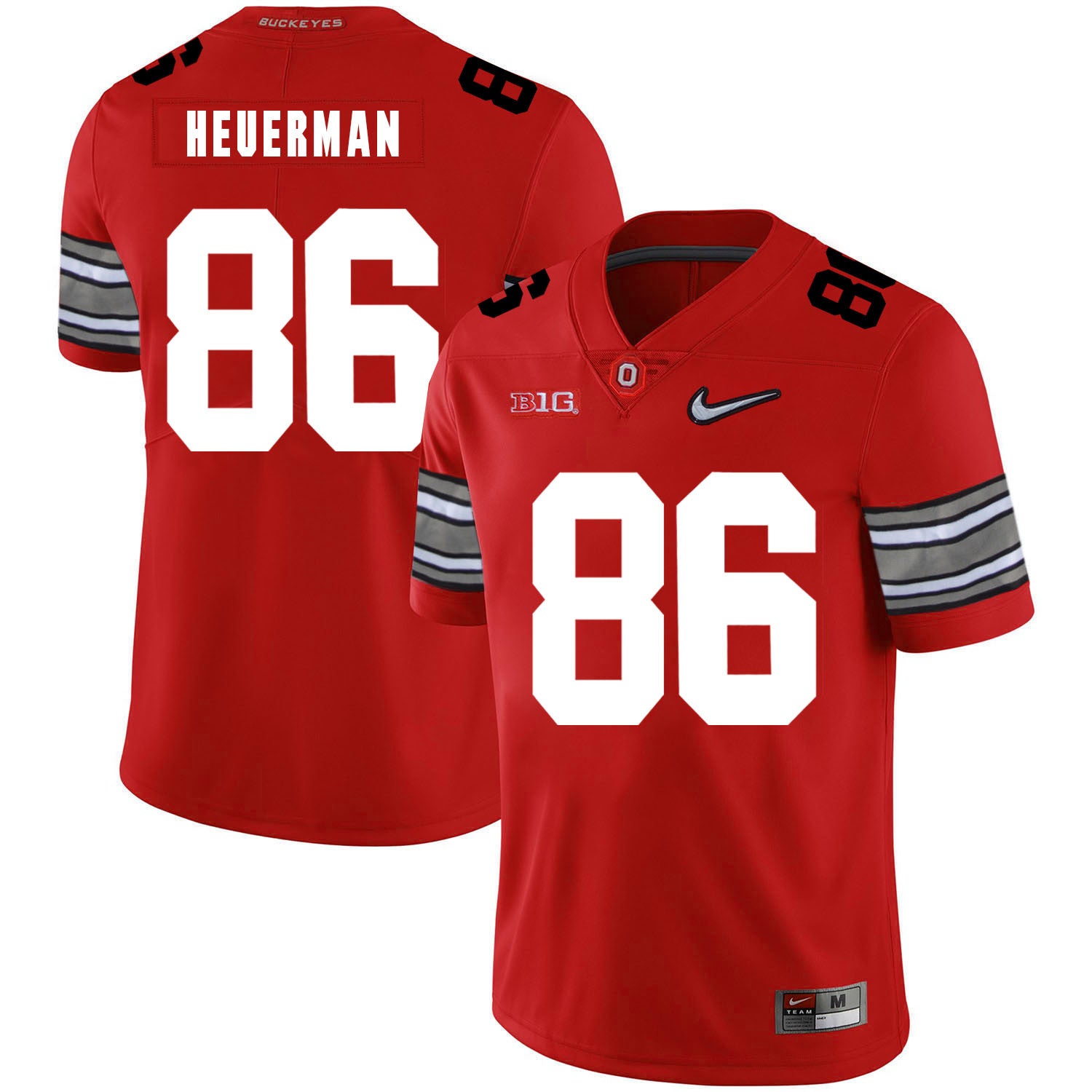 Jeff Heuerman Ohio State Buckeyes red jersey