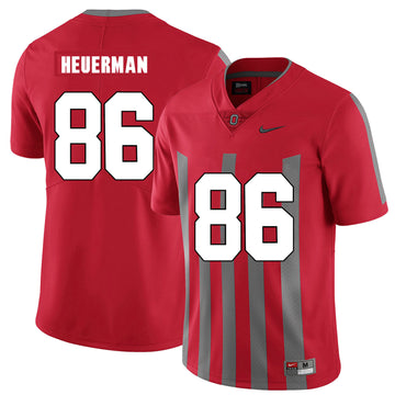 Jeff Heuerman Ohio State Buckeyes red Elite jersey