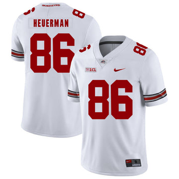 Jeff Heuerman Ohio State Buckeyes white jersey