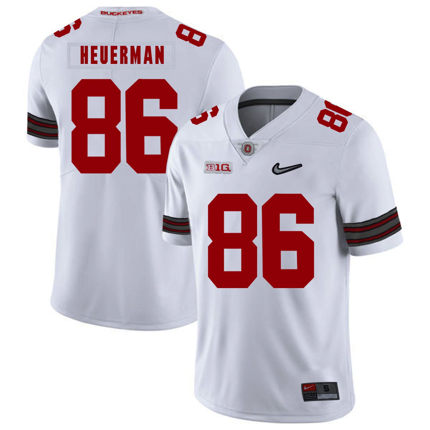 Jeff Heuerman Ohio State Buckeyes white jersey