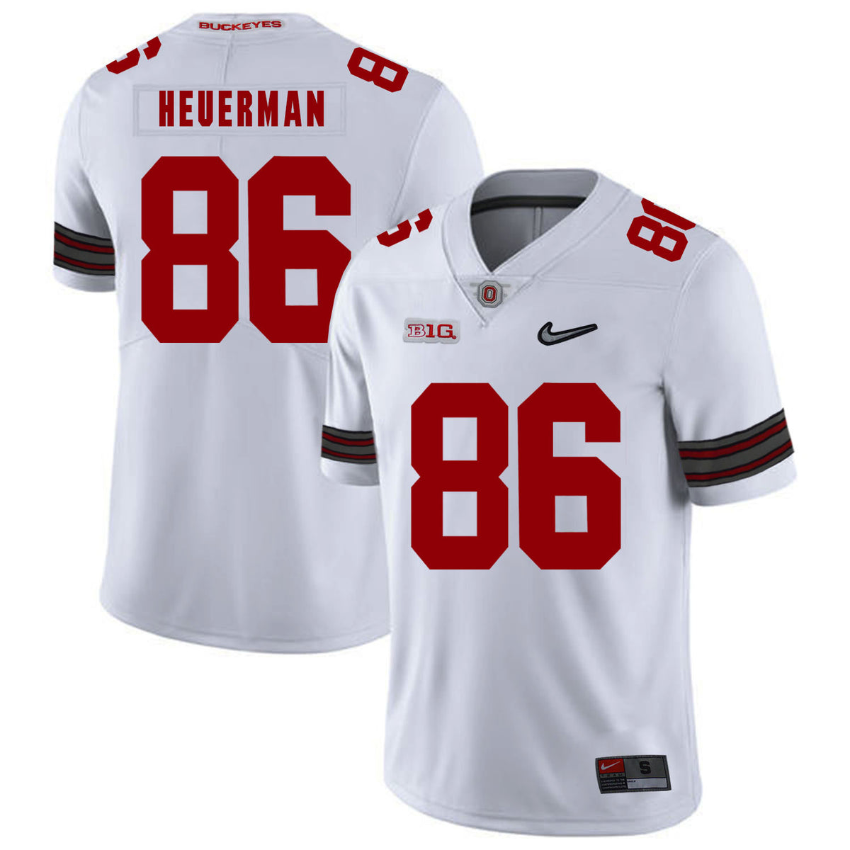 Jeff Heuerman Ohio State Buckeyes white jersey