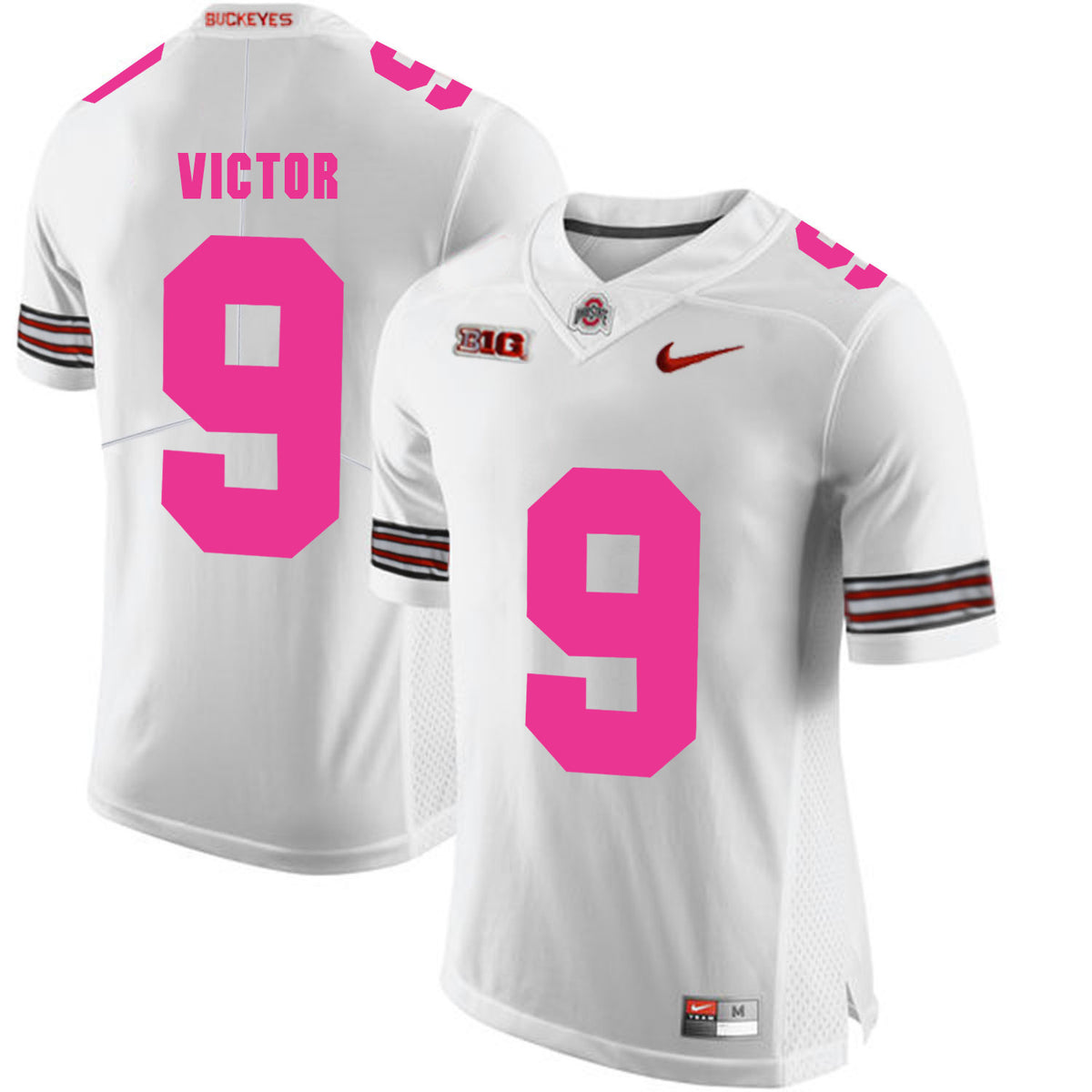 Binjimen Victor Ohio State Buckeyes white jersey