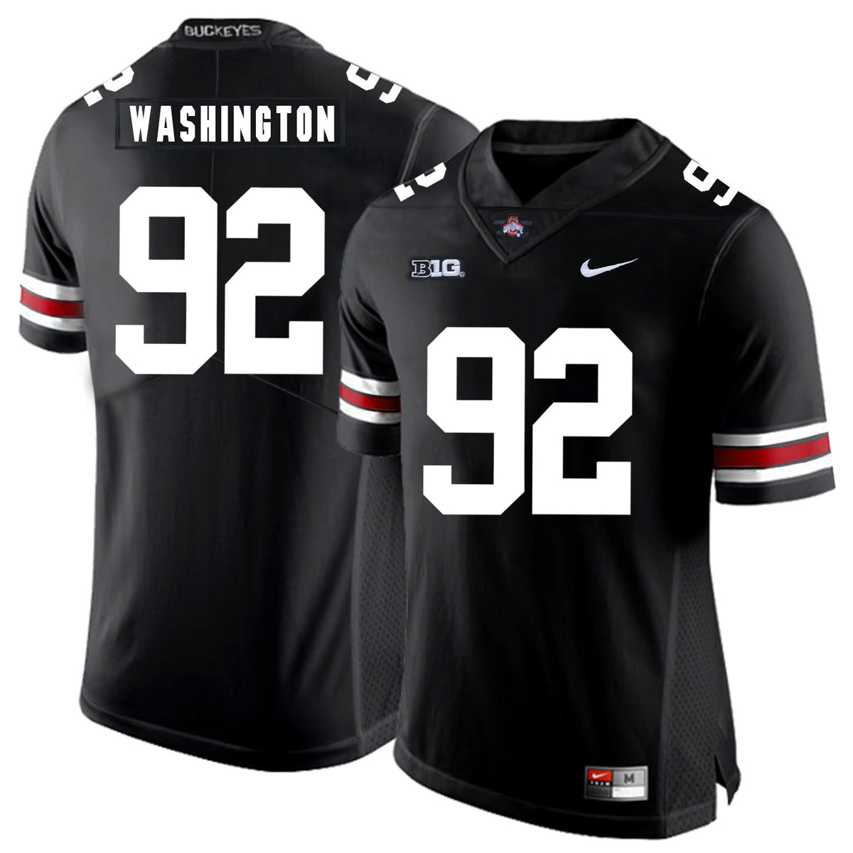 Adolphus Washington Ohio State Buckeyes black jersey