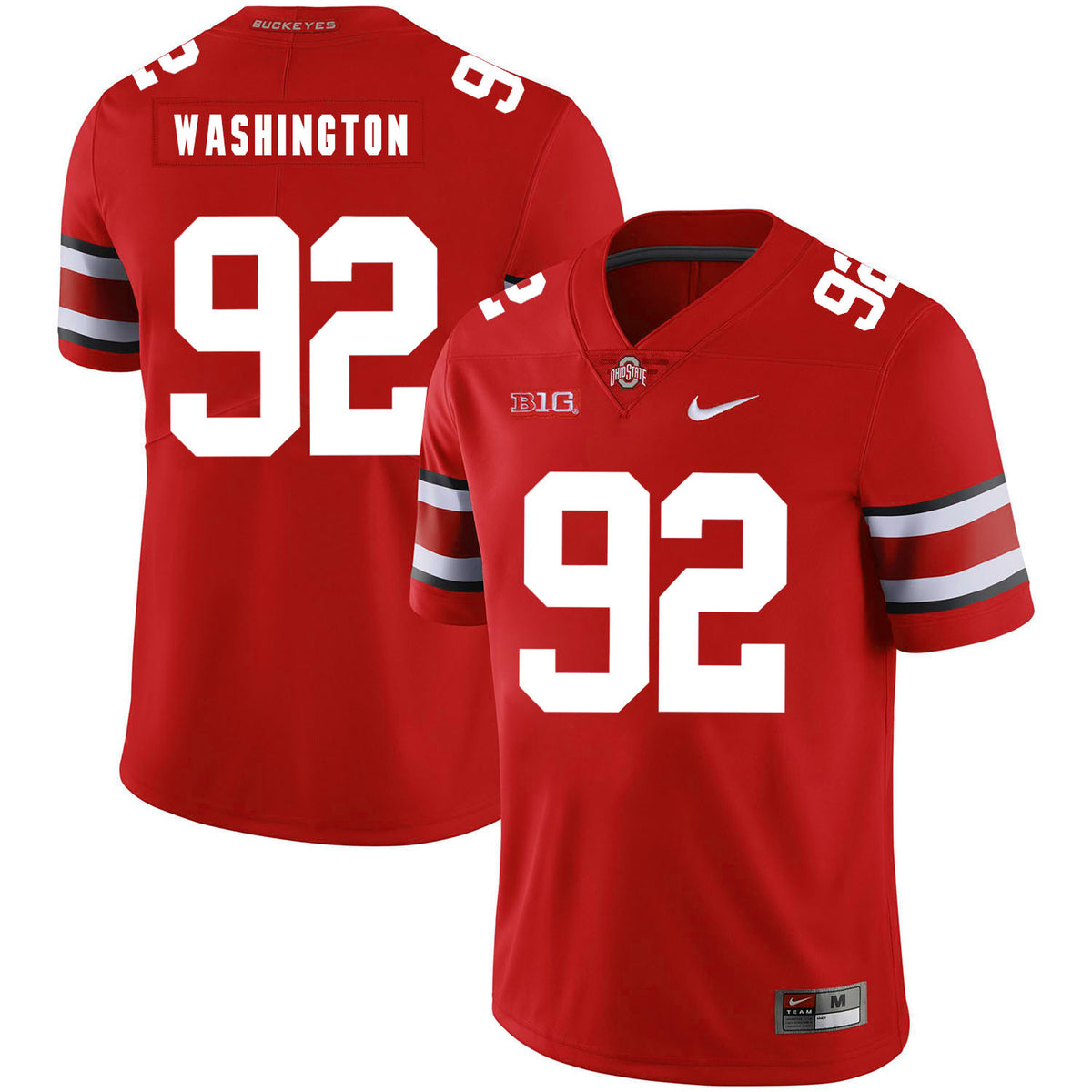 Adolphus Washington Ohio State Buckeyes red jersey