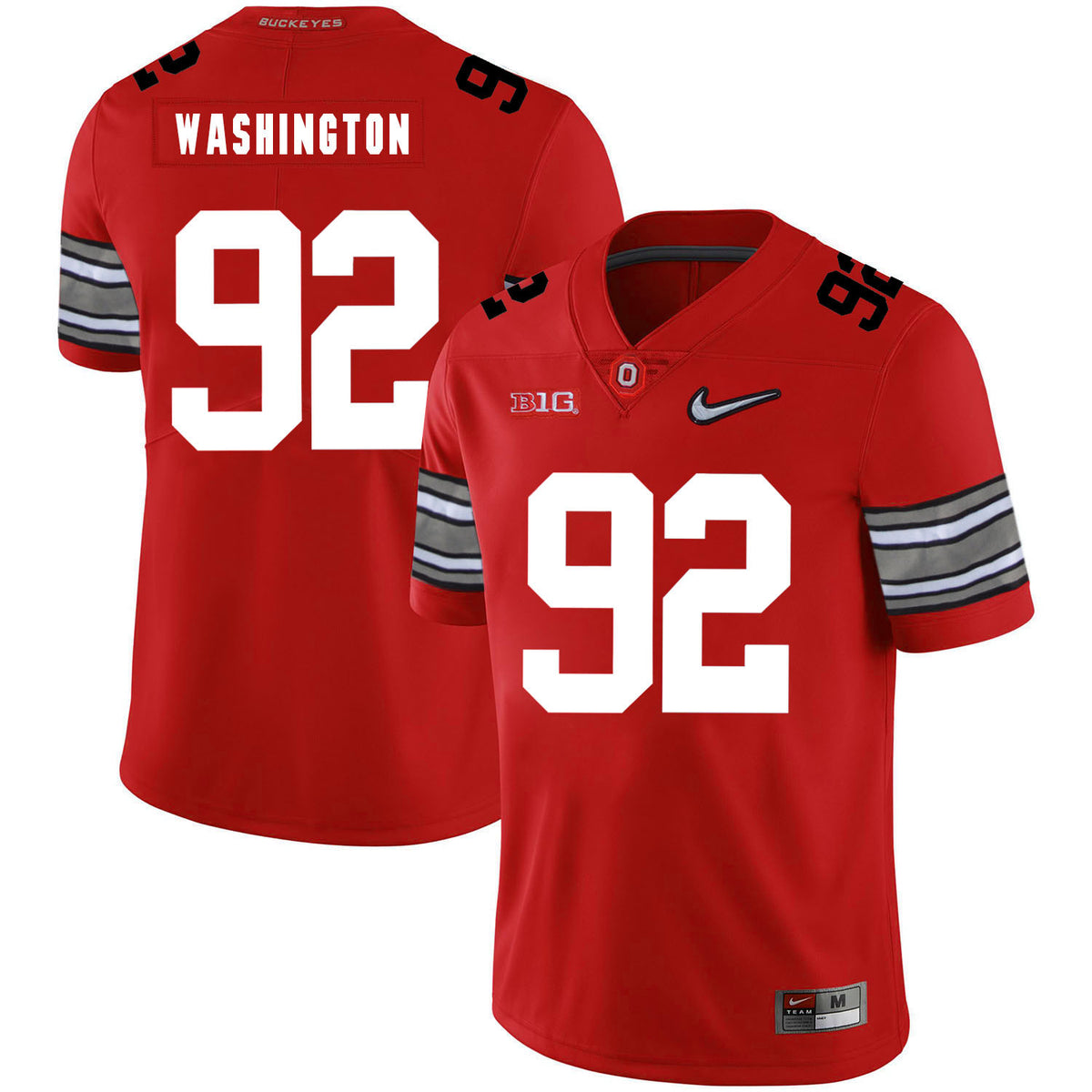 Adolphus Washington Ohio State Buckeyes red jersey