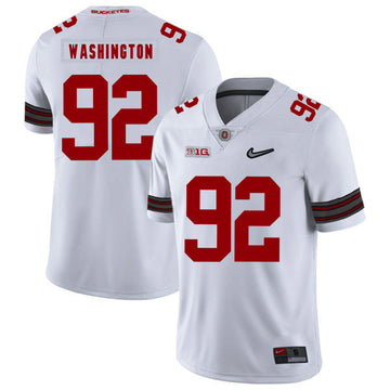 Adolphus Washington Ohio State Buckeyes white jersey