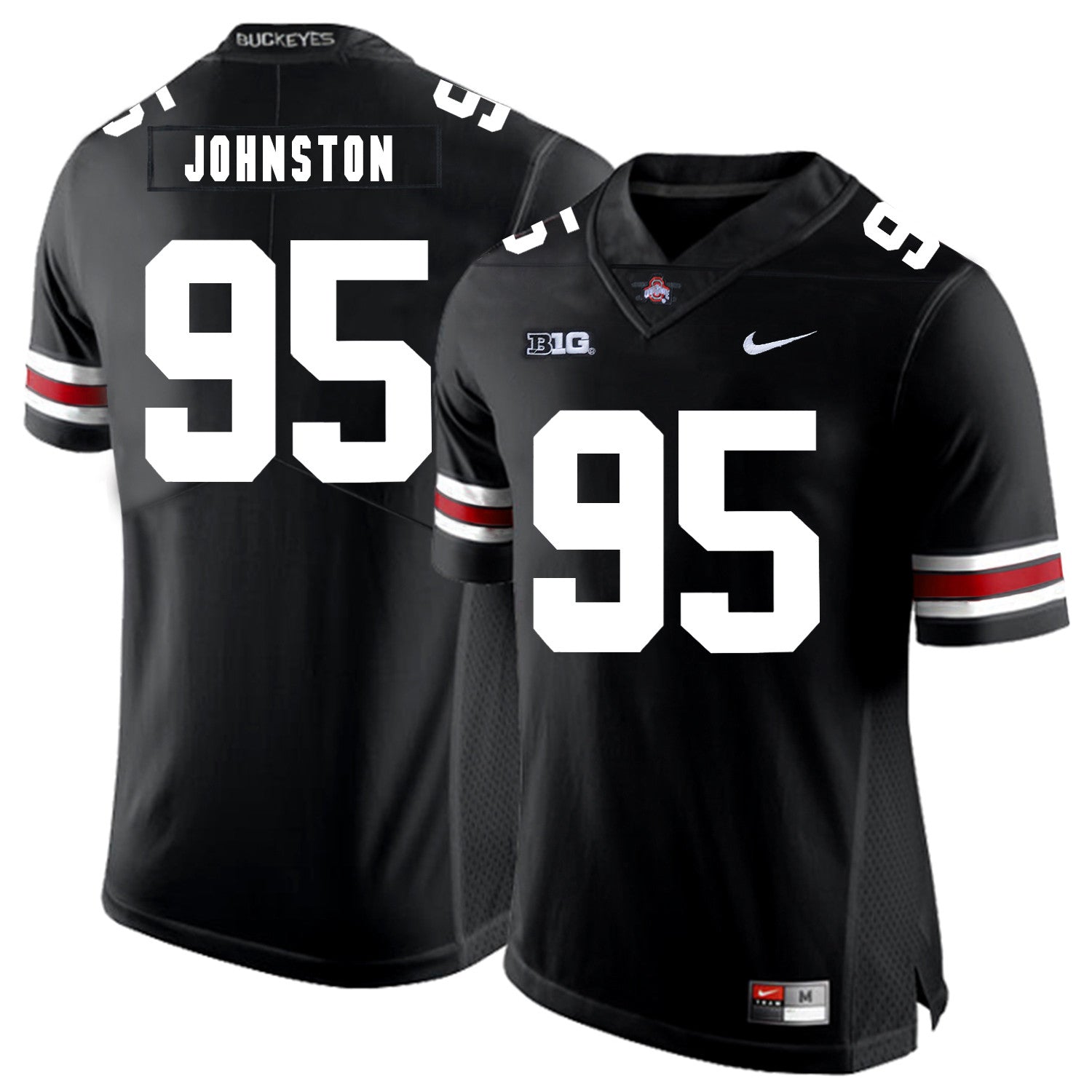 Cameron Johnston Ohio State Buckeyes black jersey