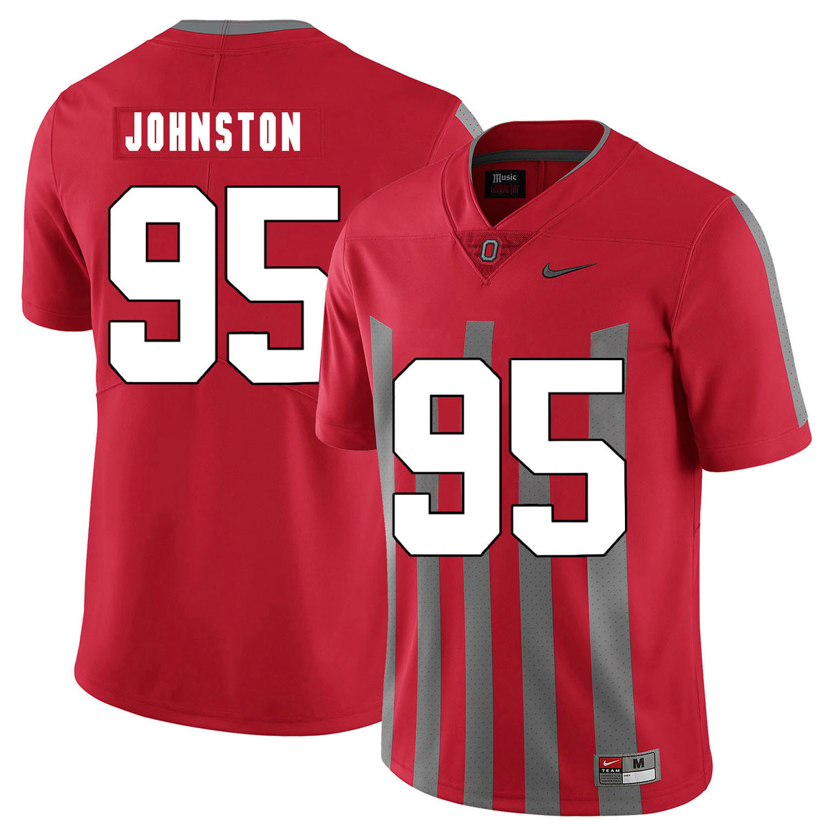 Cameron Johnston Ohio State Buckeyes red Elite jersey