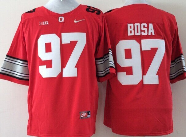 Bosa Ohio State Buckeyes red jersey