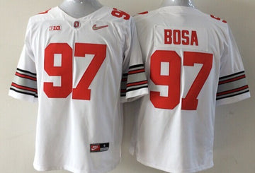 Bosa Ohio State Buckeyes white jersey