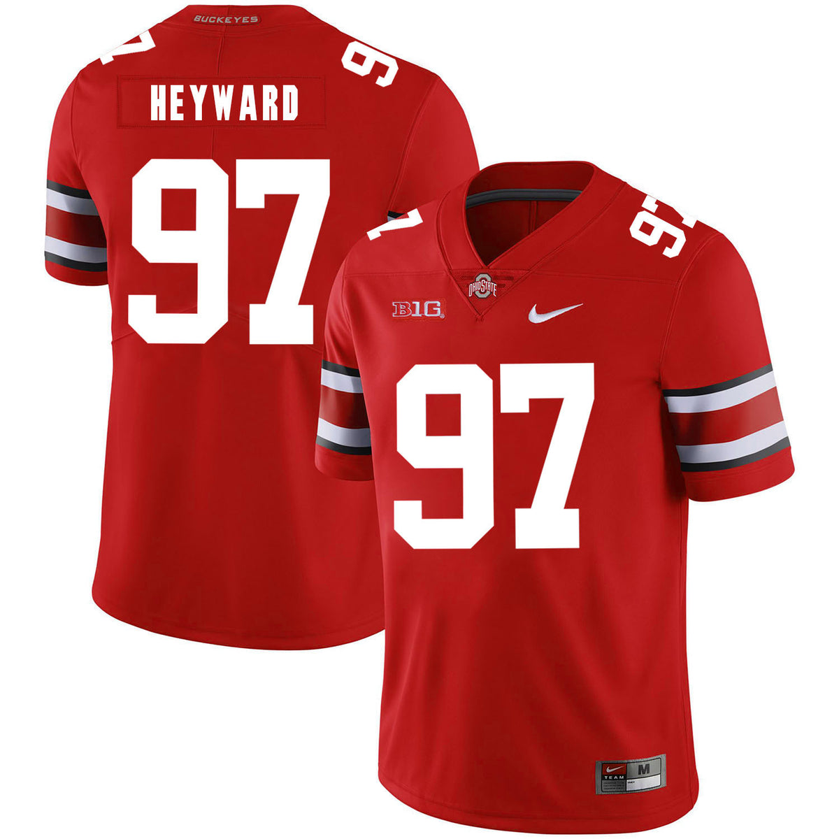 Cameron Heyward Ohio State Buckeyes red jersey
