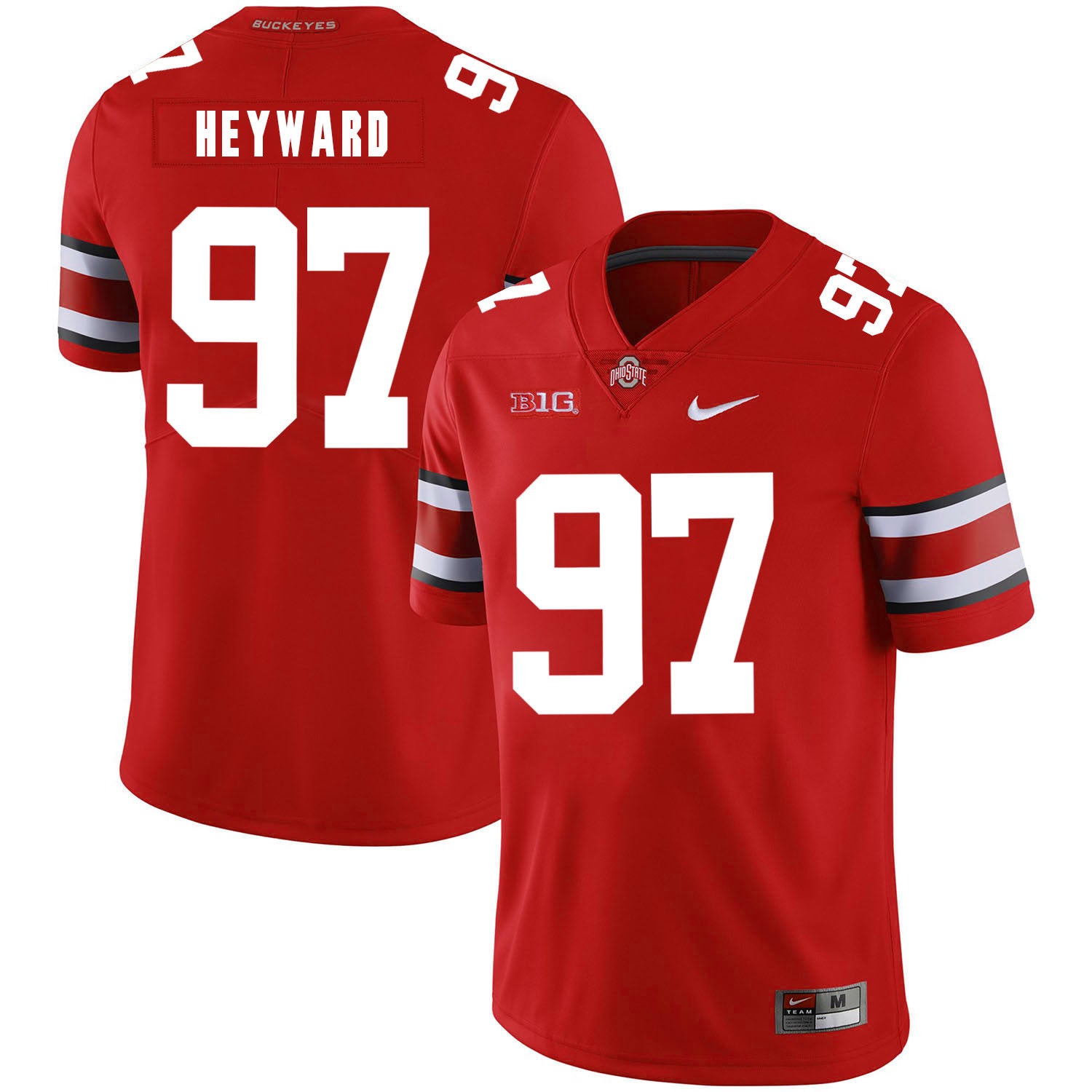 Cameron Heyward Ohio State Buckeyes red jersey
