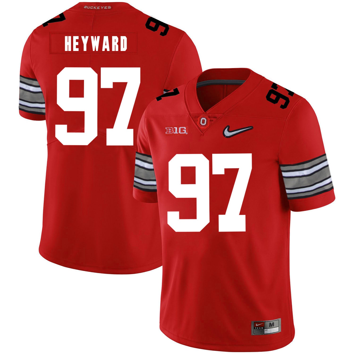 Cameron Heyward Ohio State Buckeyes red jersey