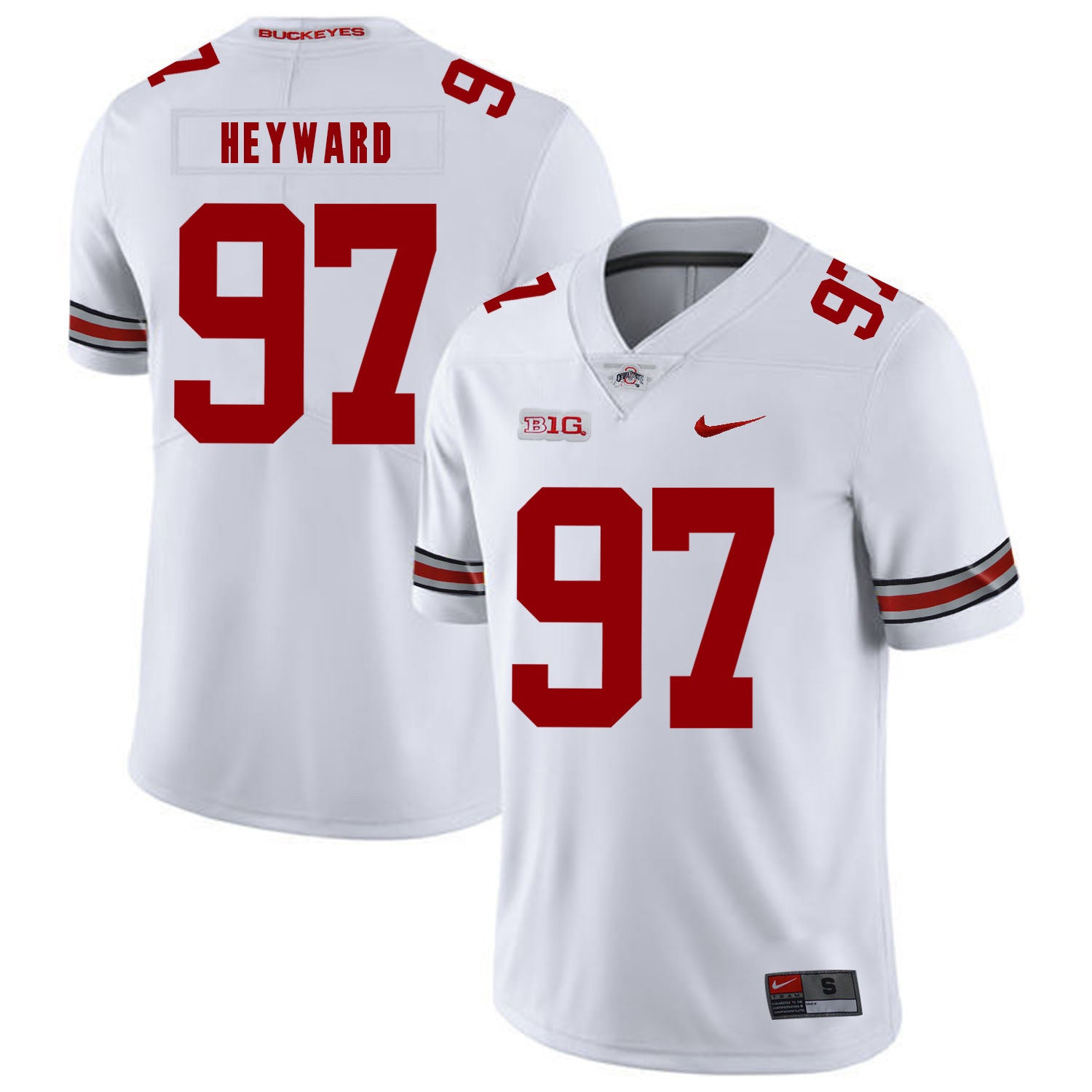 Cameron Heyward Ohio State Buckeyes white jersey