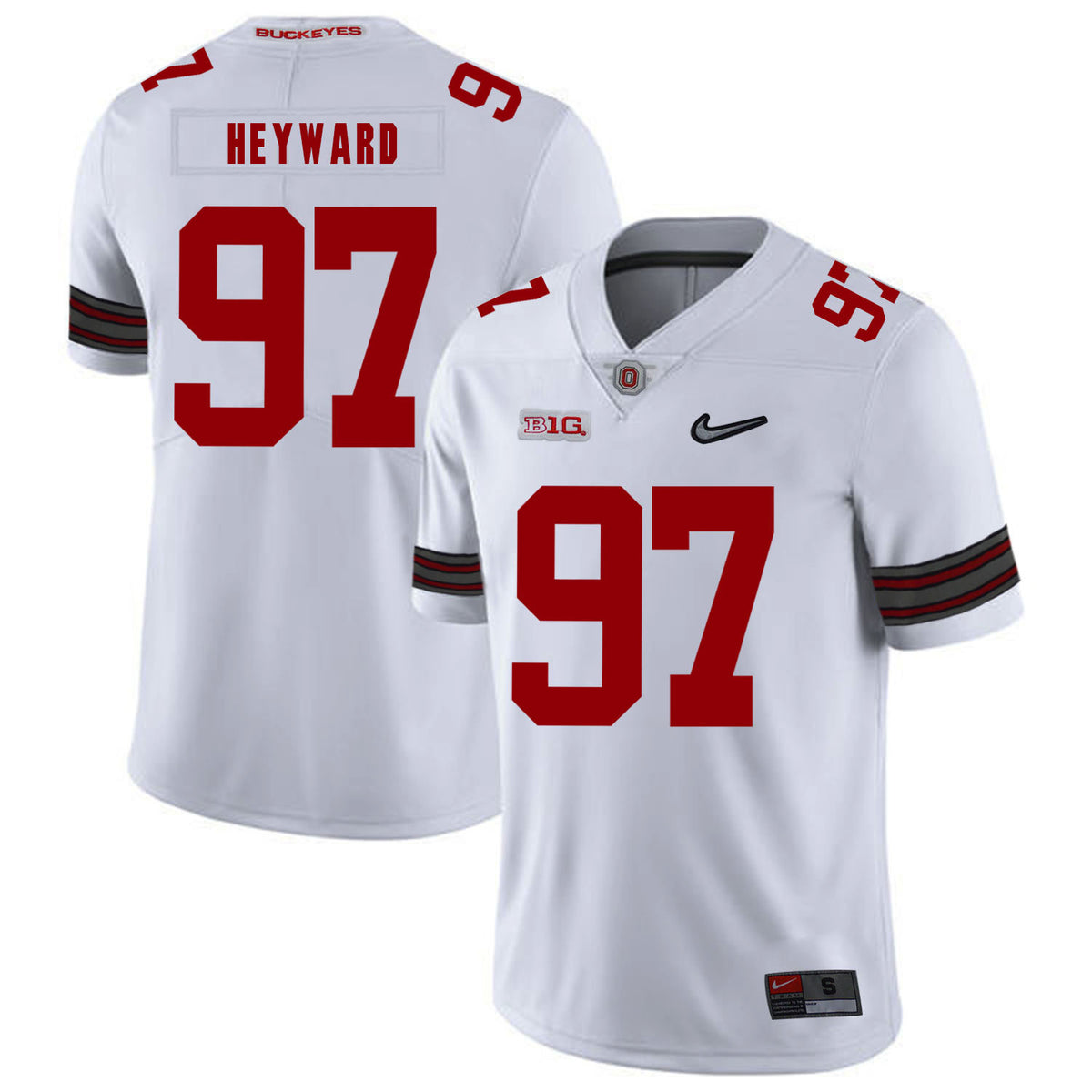 Cameron Heyward Ohio State Buckeyes white jersey