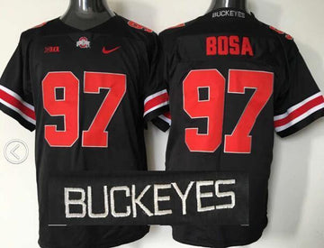 Joey Bosa Ohio State Buckeyes black jersey