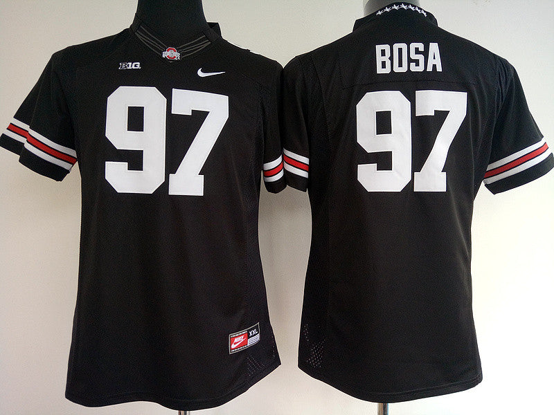 Joey Bosa Ohio State Buckeyes black jersey