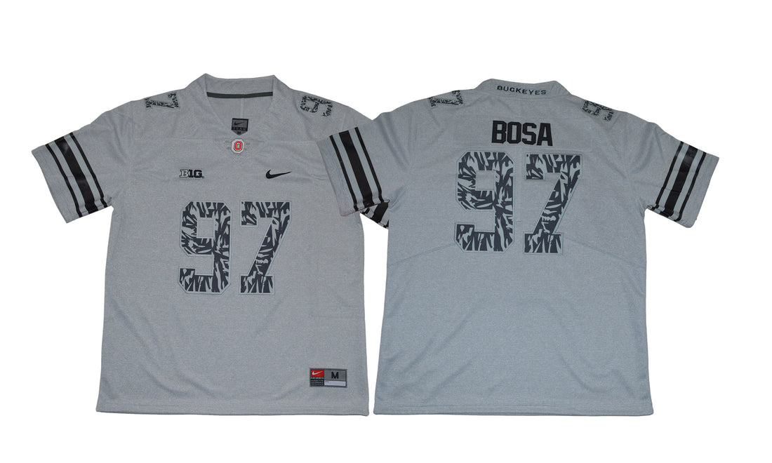 Joey Bosa Ohio State Buckeyes gray Shadow jersey