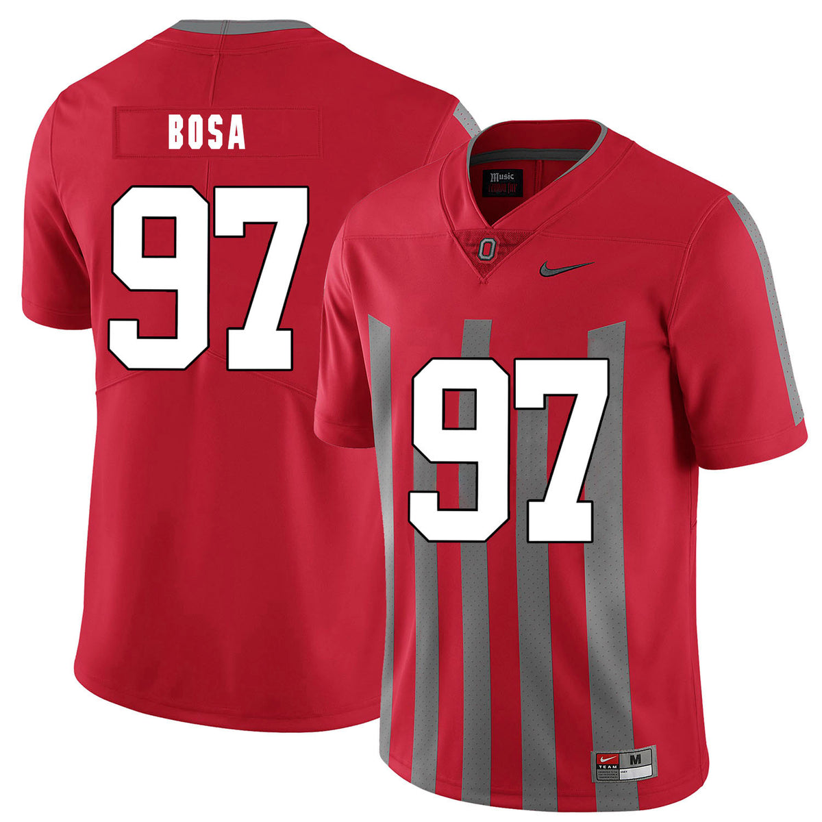 Joey Bosa Ohio State Buckeyes red Elite jersey