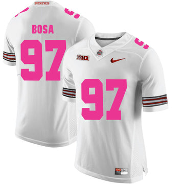 Joey Bosa Ohio State Buckeyes white jersey