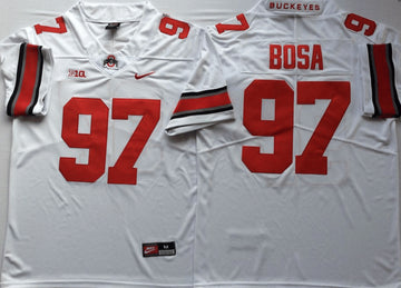 Joey Bosa Ohio State Buckeyes white jersey