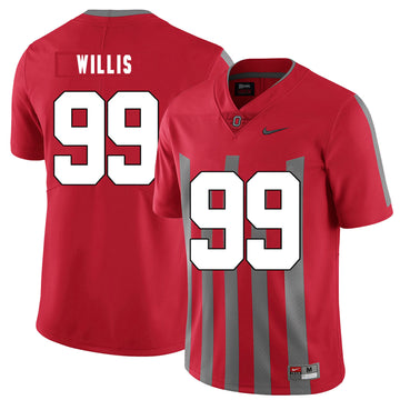 Bill Willis Ohio State Buckeyes red Elite jersey