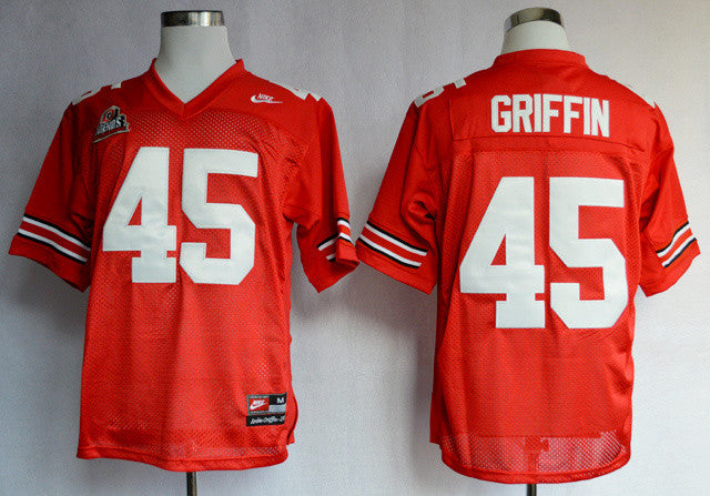Archie Griffin Ohio State Buckeyes red jersey