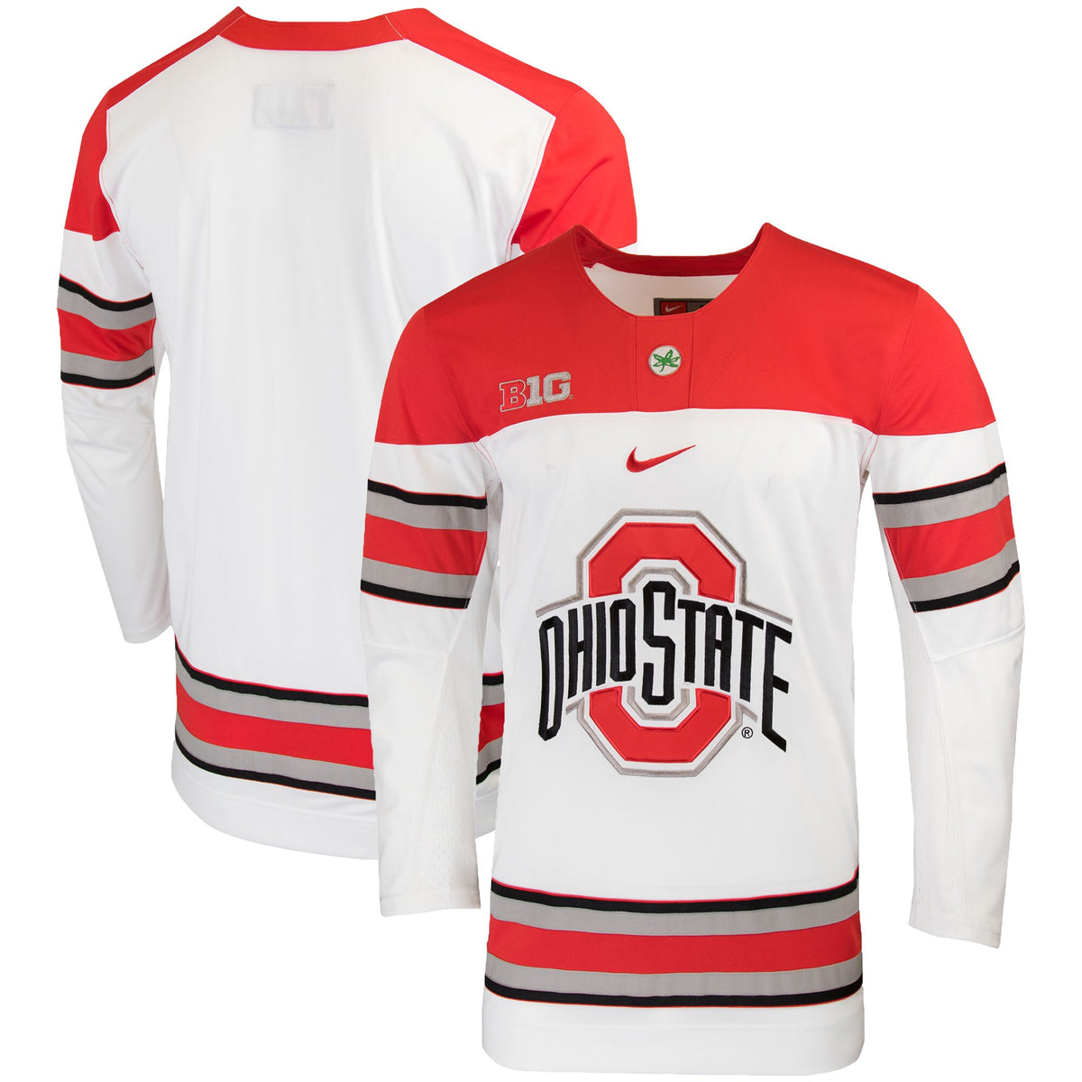 College Ohio State Buckeyes white jersey