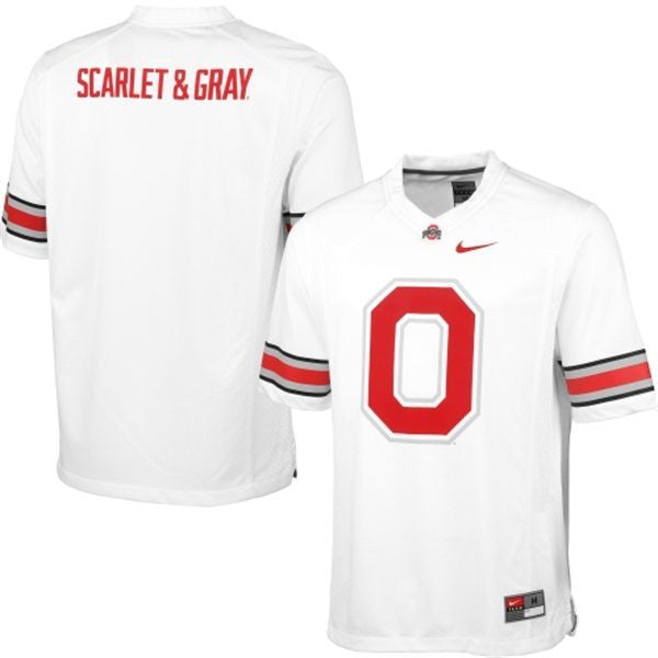 Ohio State Buckeyes white Fashion jersey
