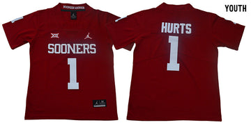Jalen Hurts Oklahoma Sooners white jersey