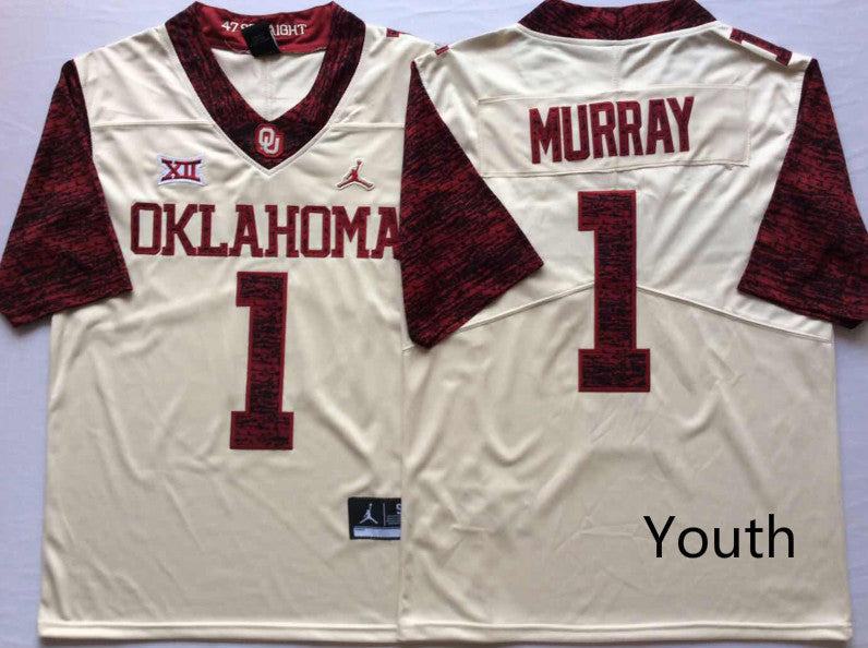 Kyler Murray Oklahoma Sooners white Game jersey