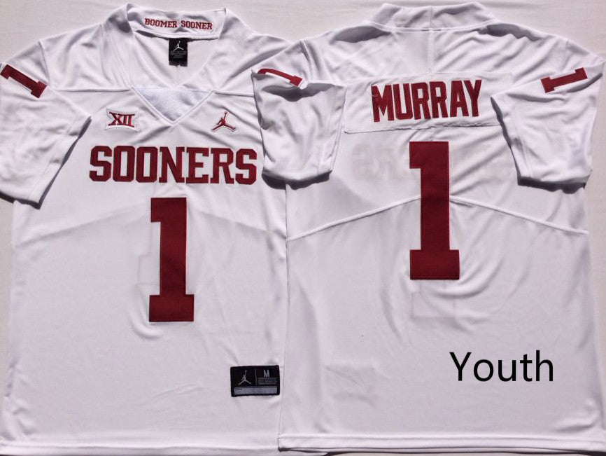 Kyler Murray Oklahoma Sooners white jersey