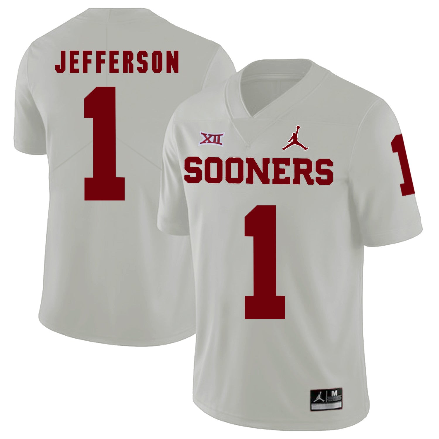 Tony Jefferson Oklahoma Sooners white jersey