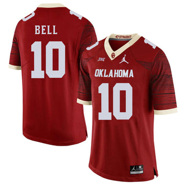 Blake Bell Oklahoma Sooners red Game jersey