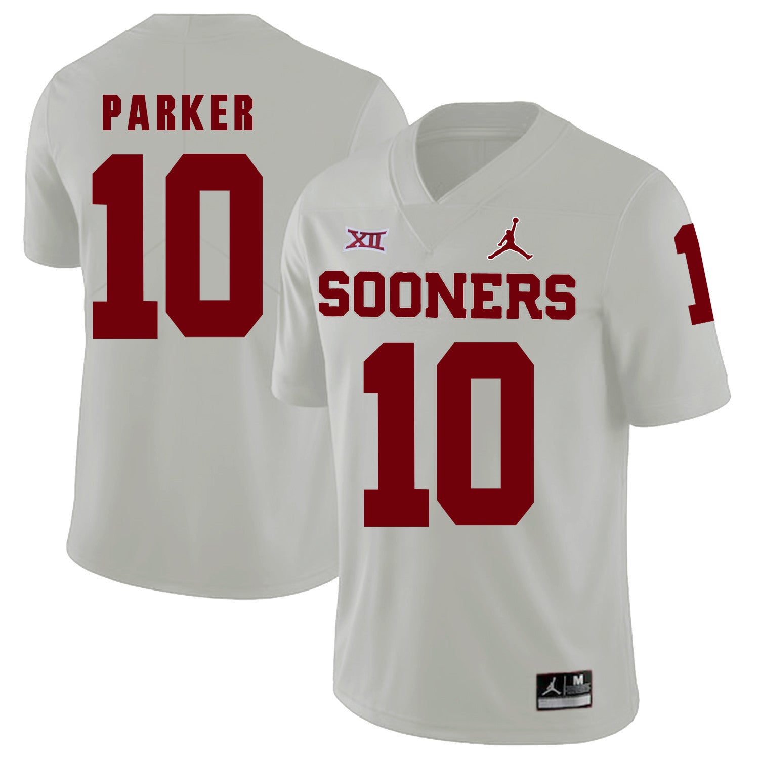 Steven Parker Oklahoma Sooners white jersey