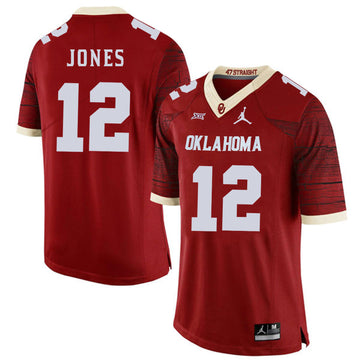 Landry Jones Oklahoma Sooners red Game jersey